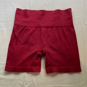 Colsie medium red biker shorts